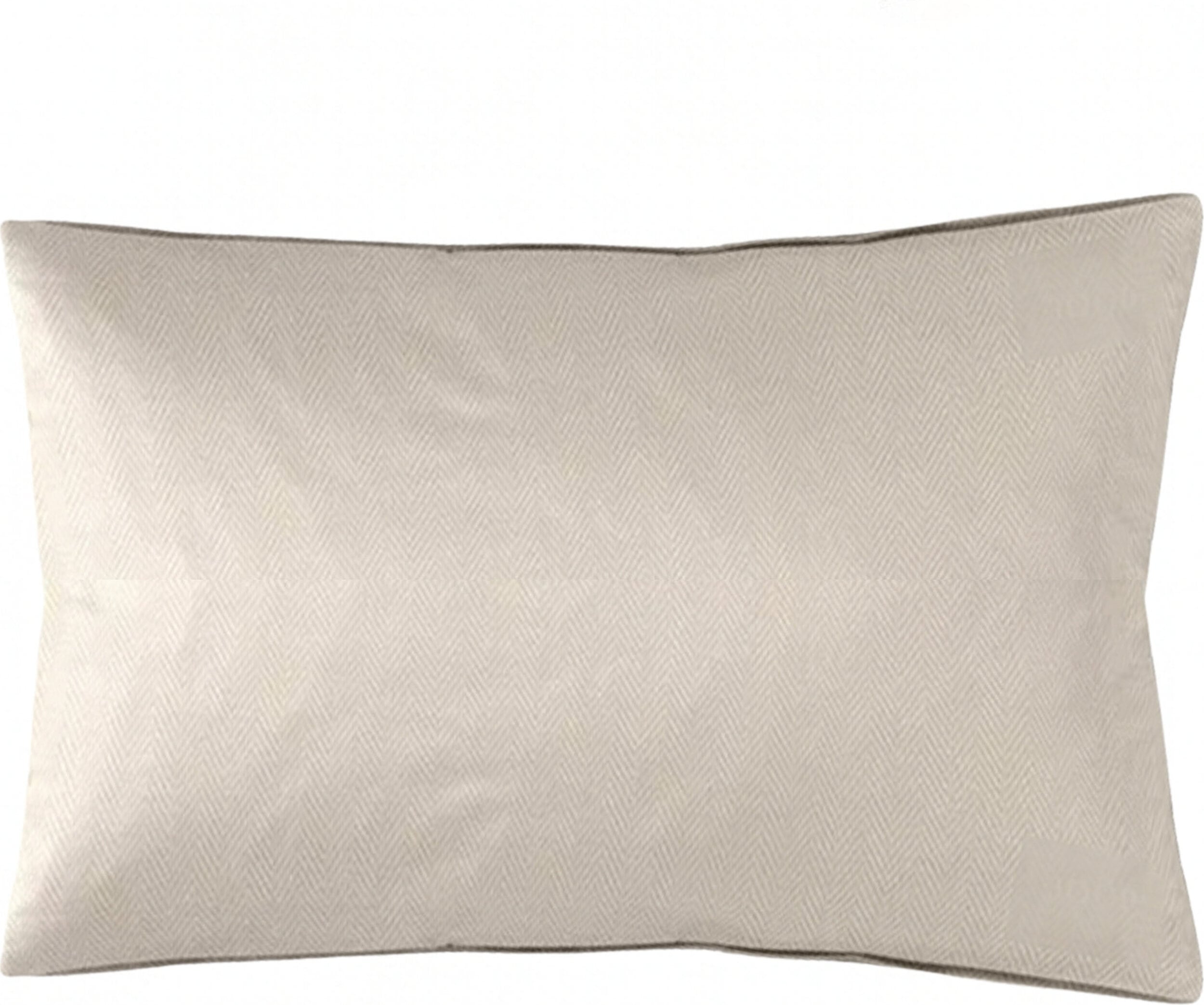 Poszewka na poduszkę Herringbone 40 x 80 cm Cream z bawełny satynowej