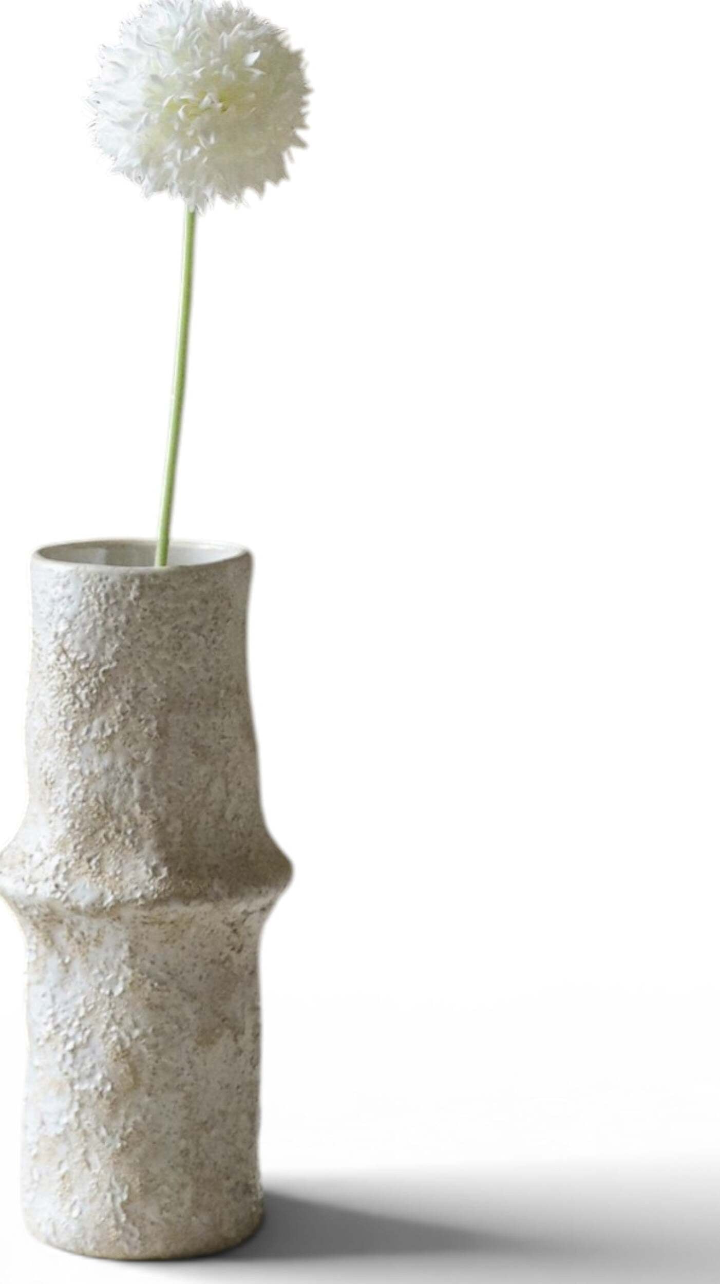 Kwiat sztuczny Botane czosnek ozdobny 45 cm biały