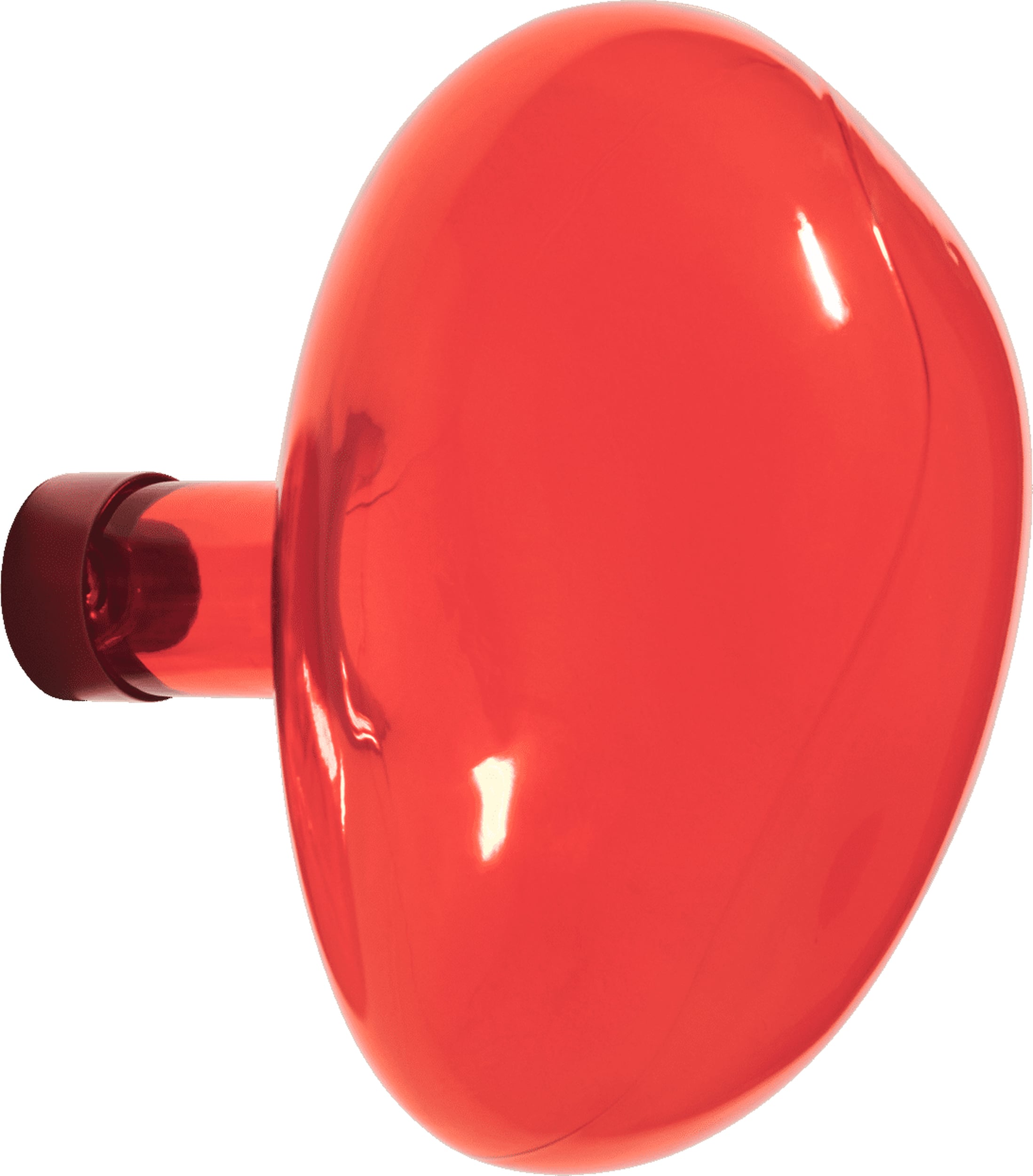 Haczyk ścienny Bubble 15 cm czerwony