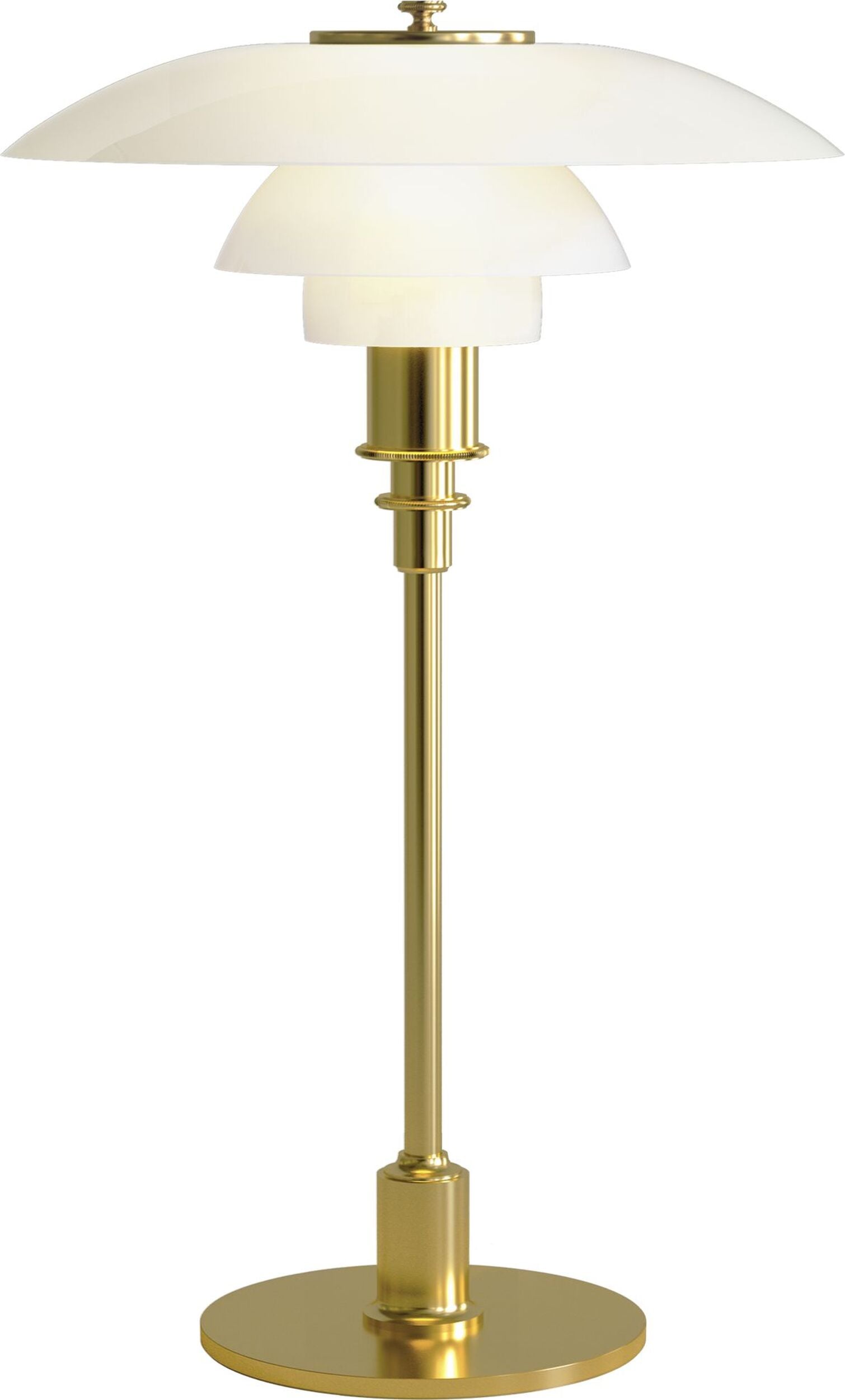 Lampa stołowa PH 28 5 cm mosiądz