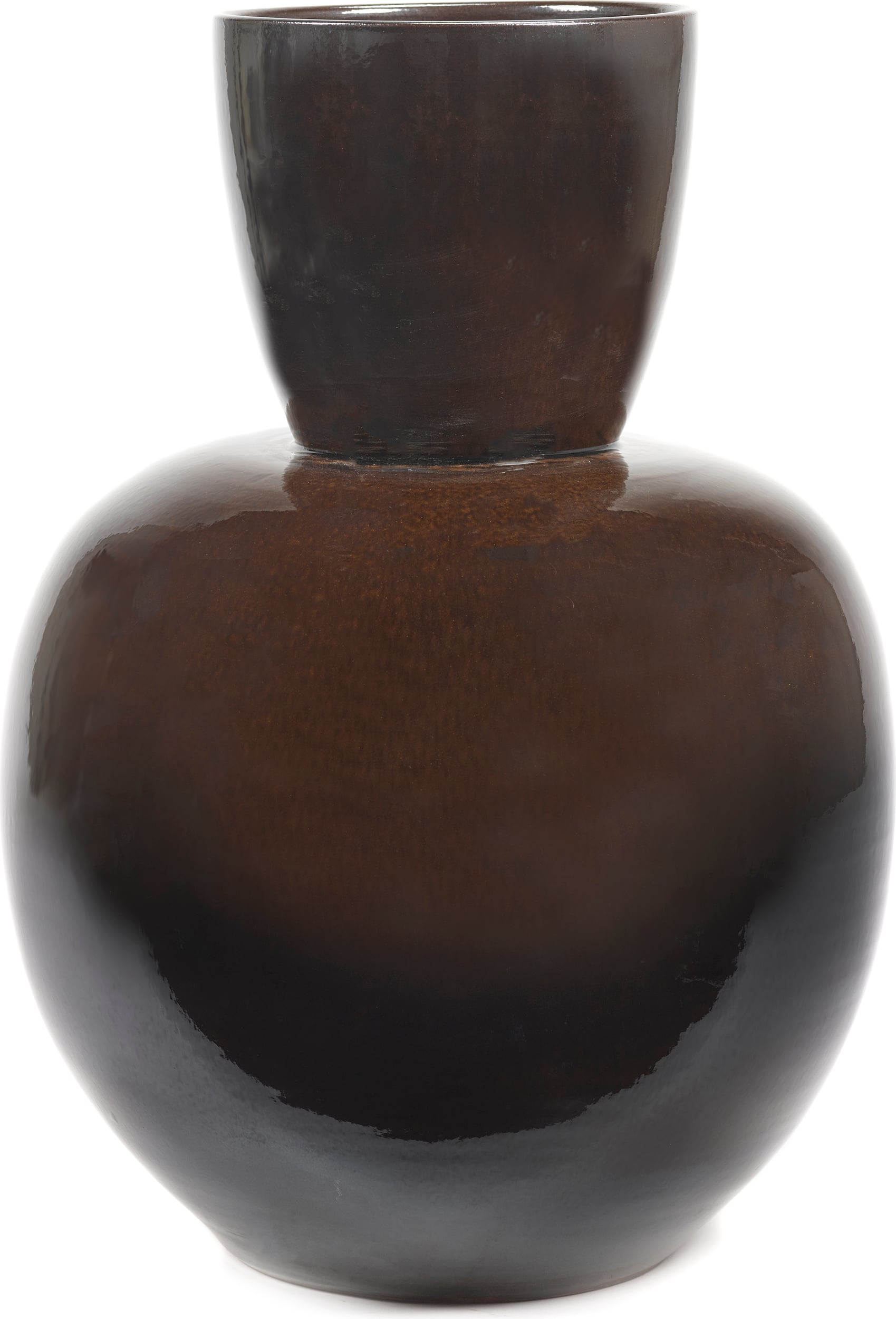 Wazon dekoracyjny Pure 59 cm brązowy