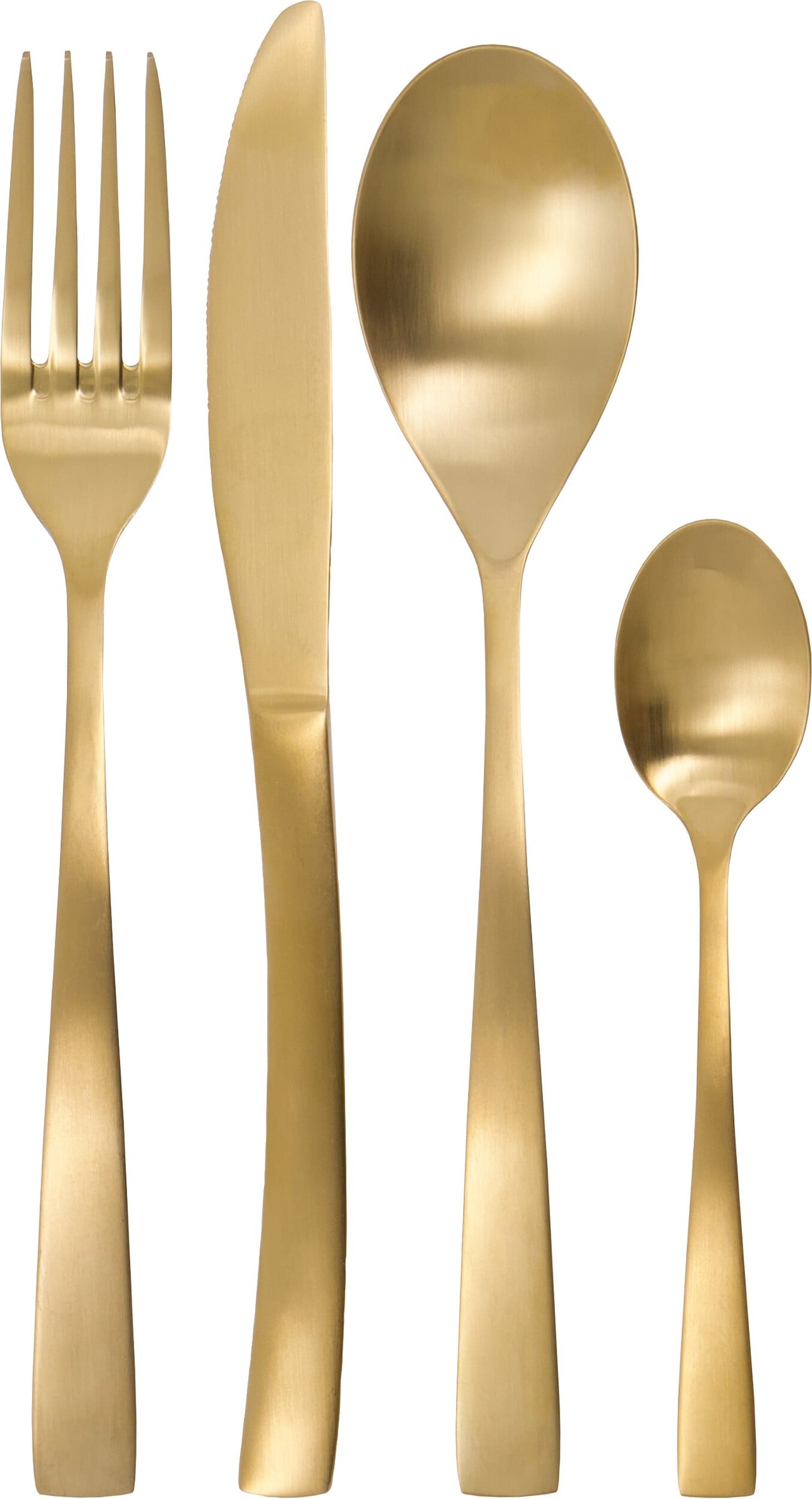 Komplet sztućców Golden 16 el.