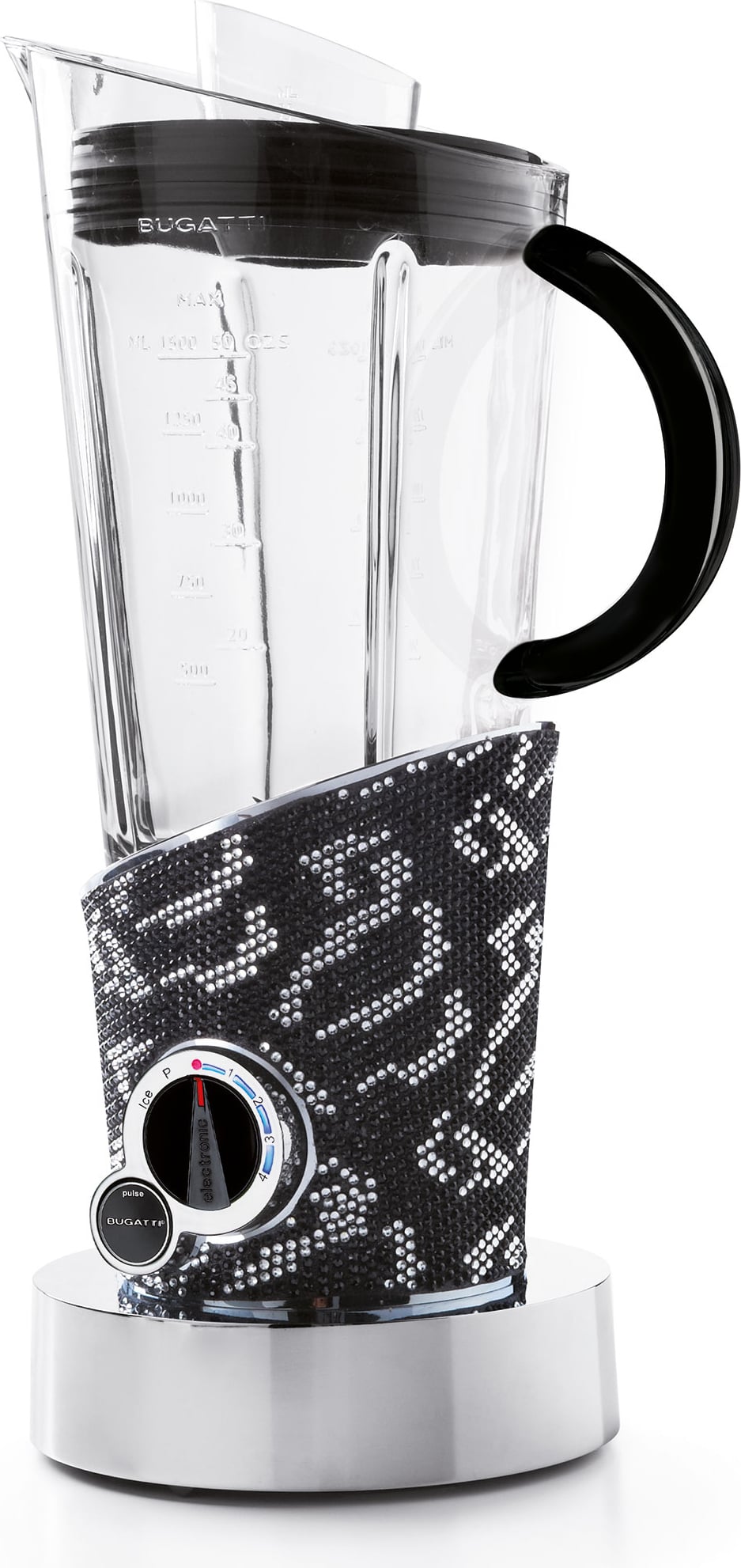 Blender Vela Evolution 1 5 l czarno-srebrny z 4105 kryształami Swarovskiego