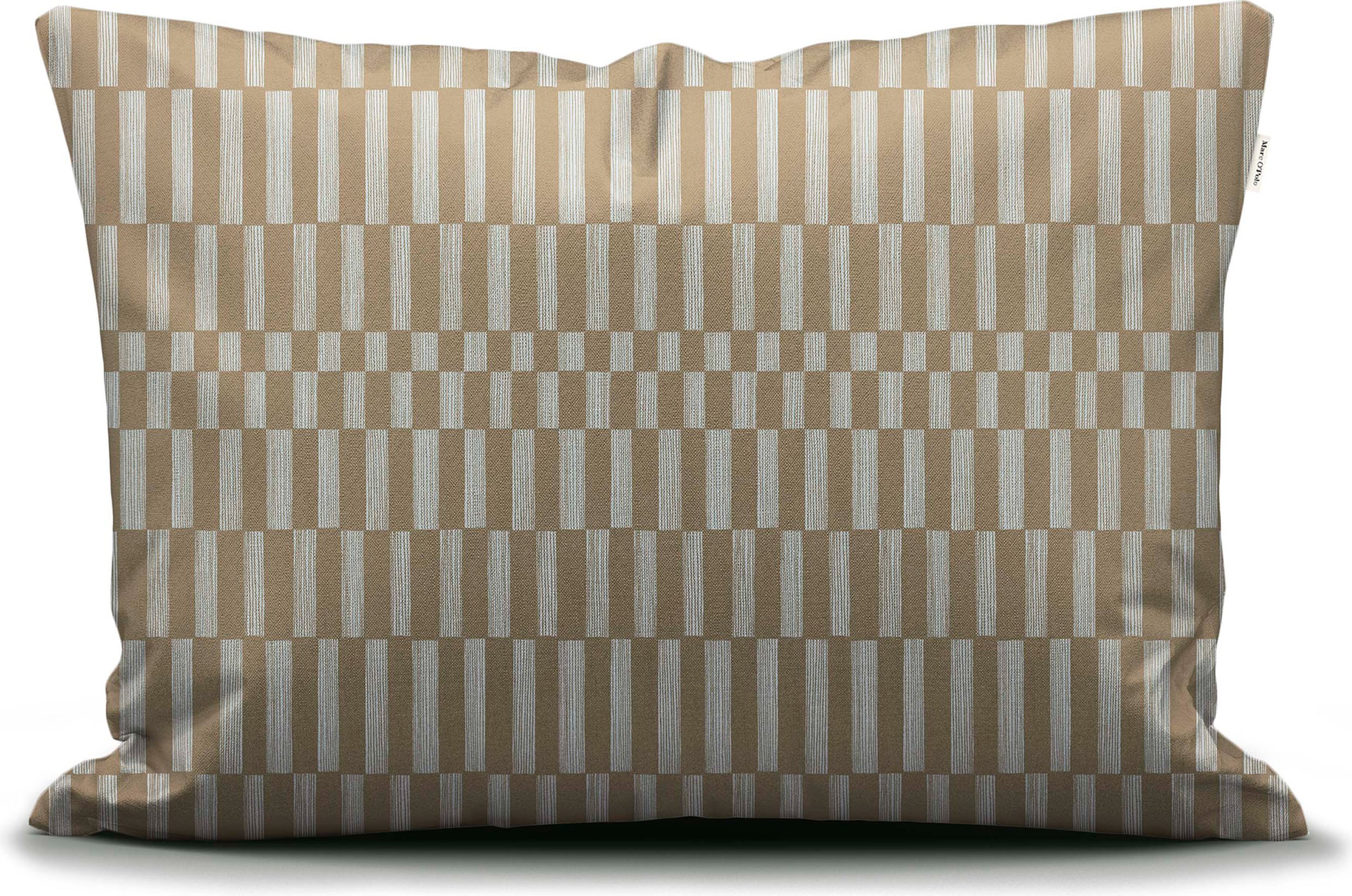 Poszewka na poduszkę Sillia 40 x 80 cm beżowo-czarna zapięcie suwak