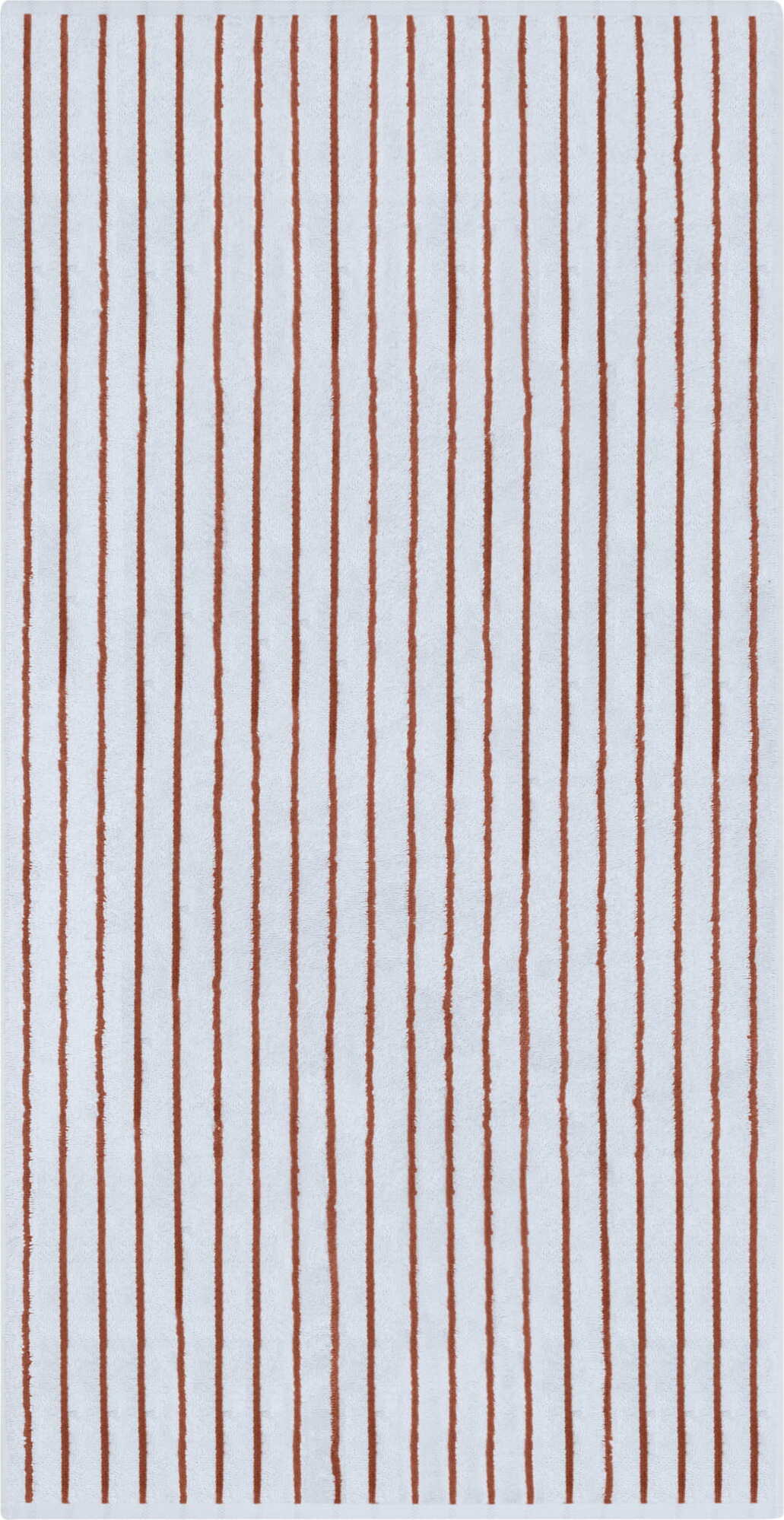 Ręcznik kąpielowy Weekend w paski 70 x 140 cm błękitno-miedziany