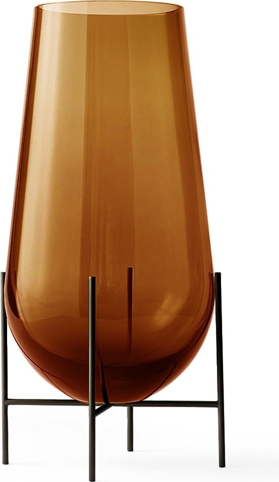 Wazon Échasse 28 cm bursztynowy