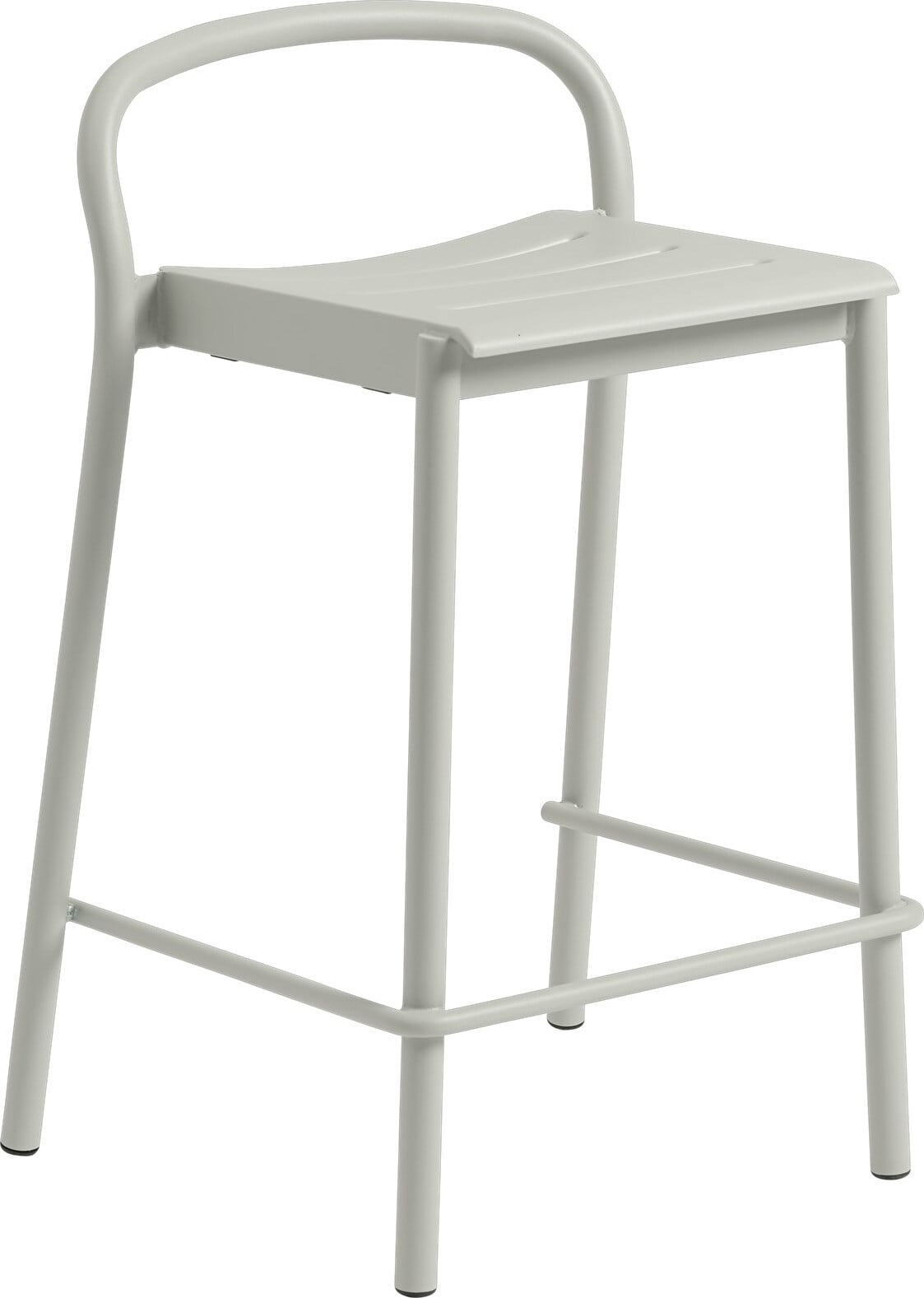 Stołek Linear 65 cm szary
