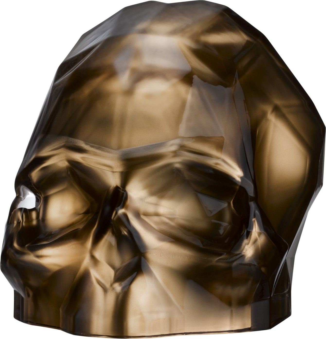 Figurka dekoracyjna Memento Mori czaszka L miedziana