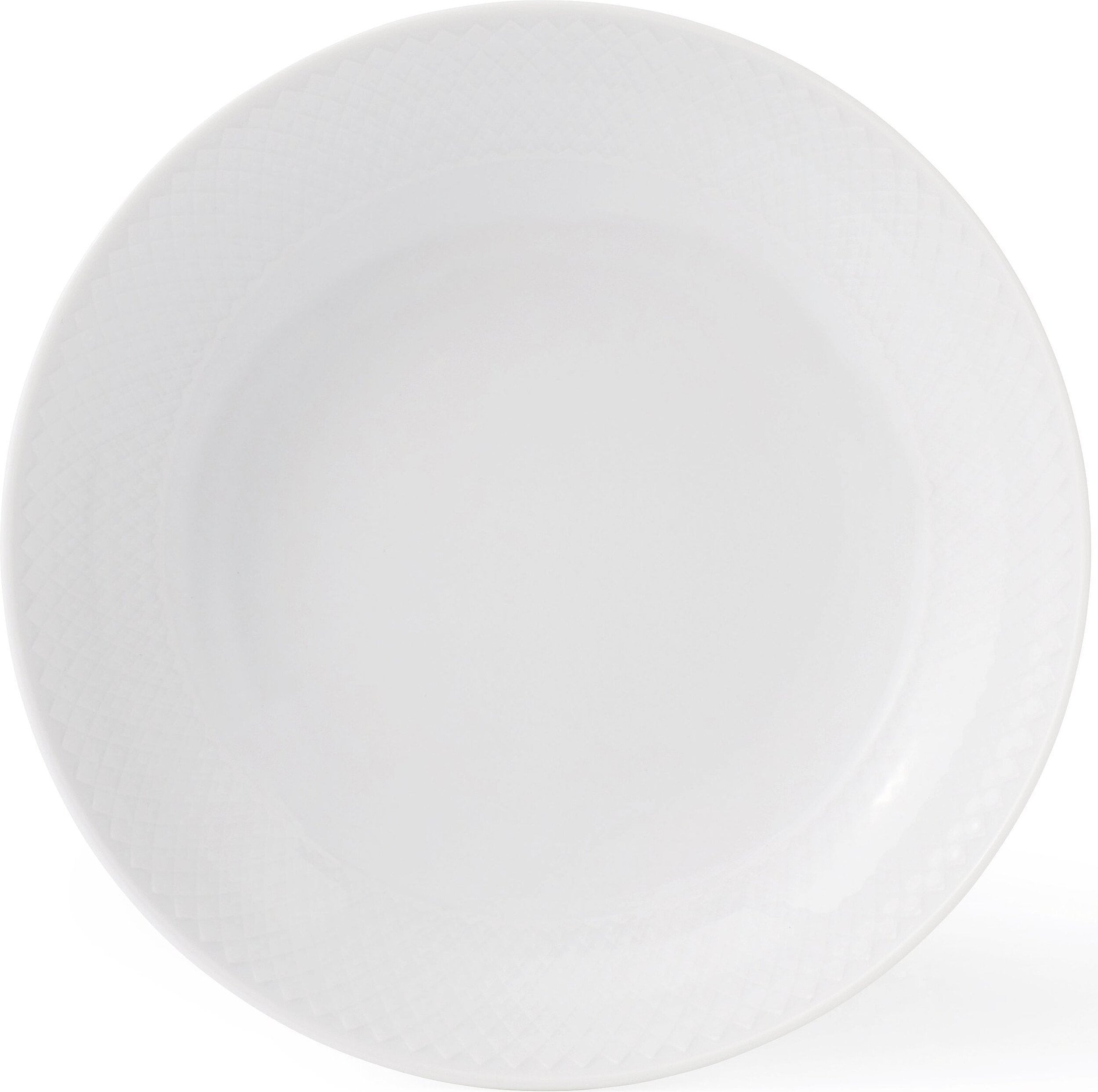 Talerz głęboki Rhombe 20 cm biały