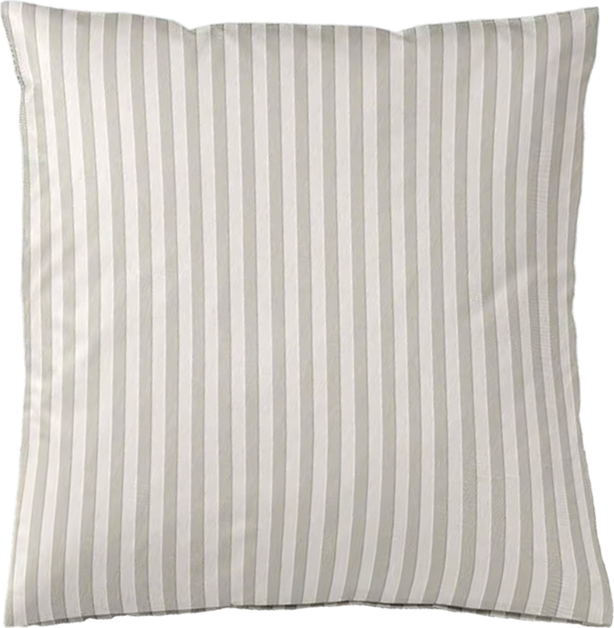 Poszewka na poduszkę Soft Lines 80 x 80 cm kremowa z bawełny flanelowej