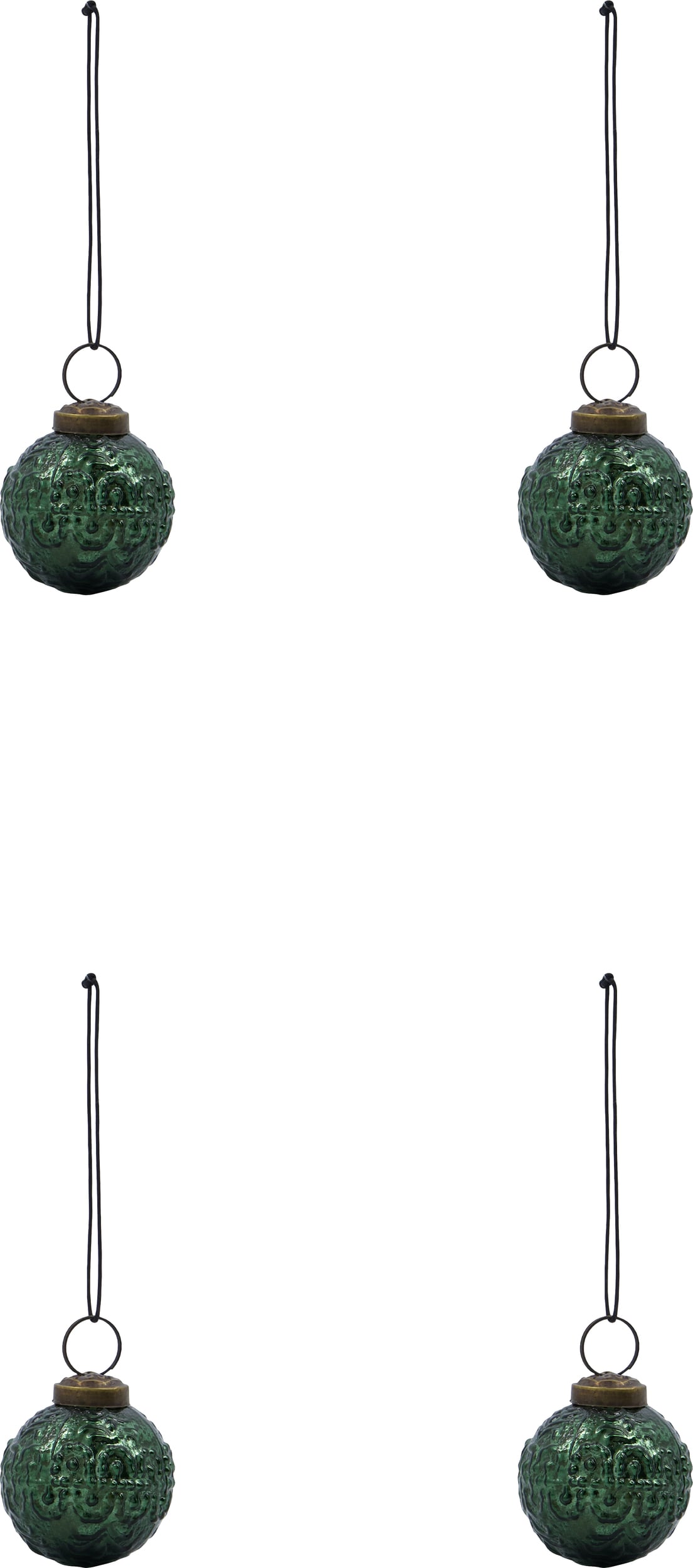 Bombki HDRoon zielone 4 szt.