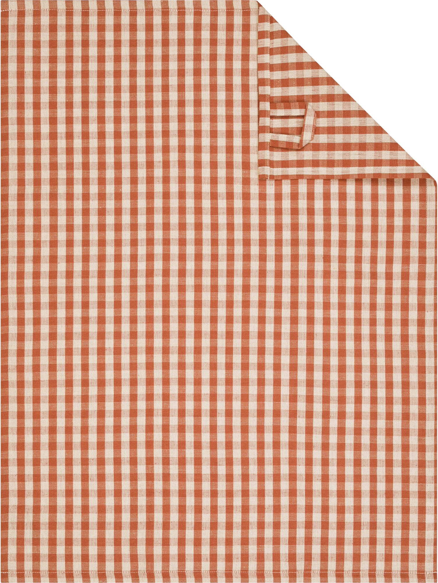 Ścierka kuchenna Linen Classics w kratkę miedziana