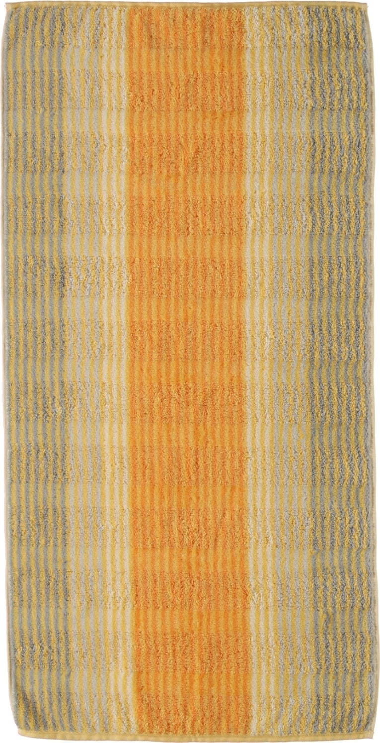 Ręcznik Cashmere w paski 80 x 150 cm jasnopomarańczowy