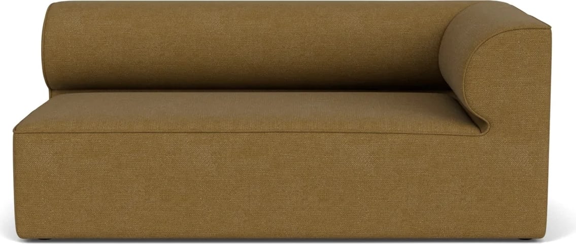 Narożnik prawostronny sofy modułowej Eave Bouclé 96 x 192 cm brązowy