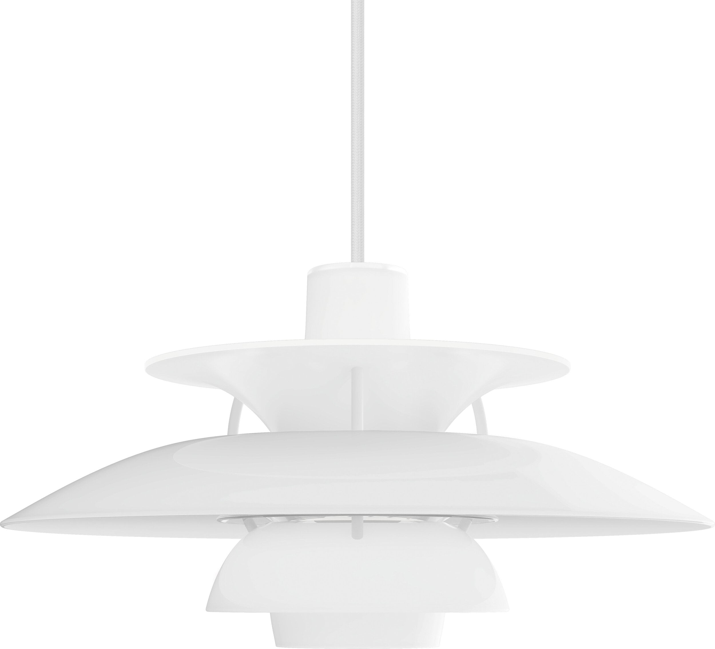 Lampa wisząca PH 5 320 Opal 32 cm biała
