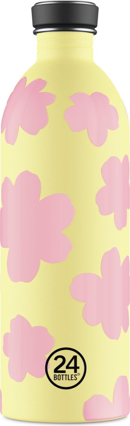 Butelka na wodę Urban Bottle Floral Daydreaming 1 l żółta