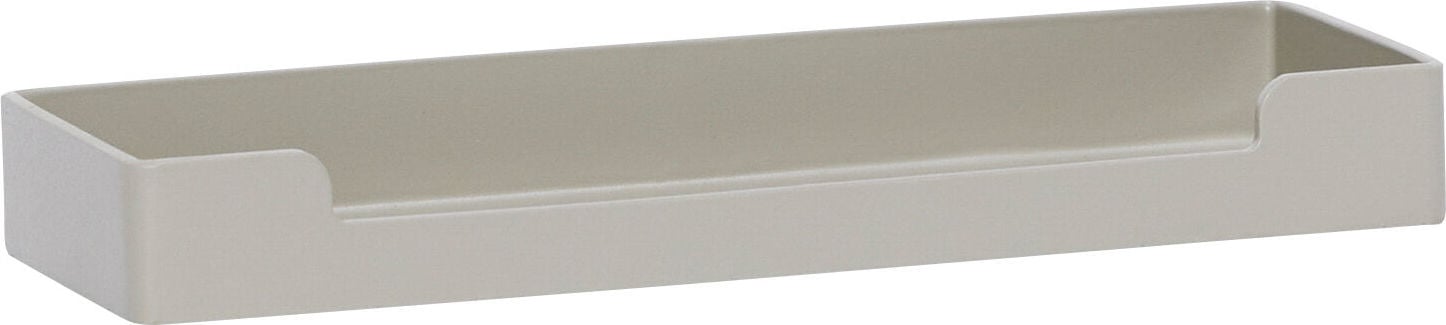 Organizer na biurko District prostokątny 17 cm jasnoszary