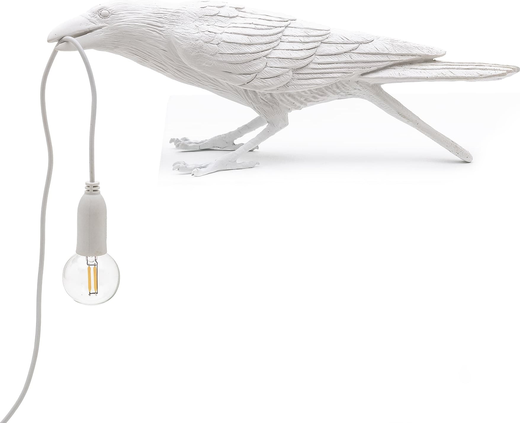Lampa Bird biała zewnętrzna Playing