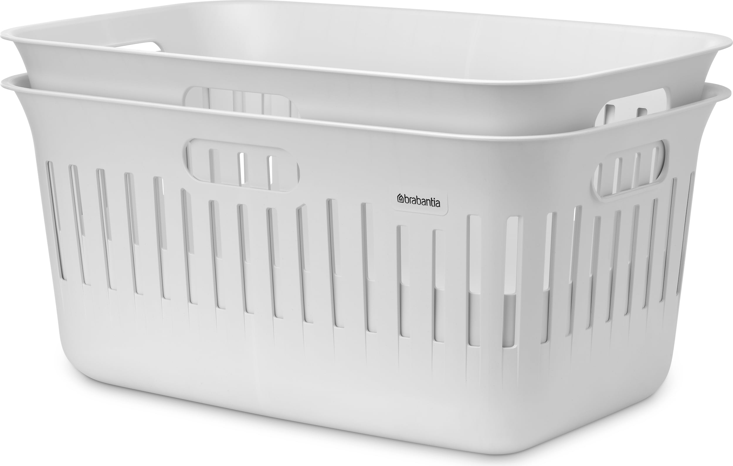 Kosze na pranie Collect-It 40 l białe 2 szt.