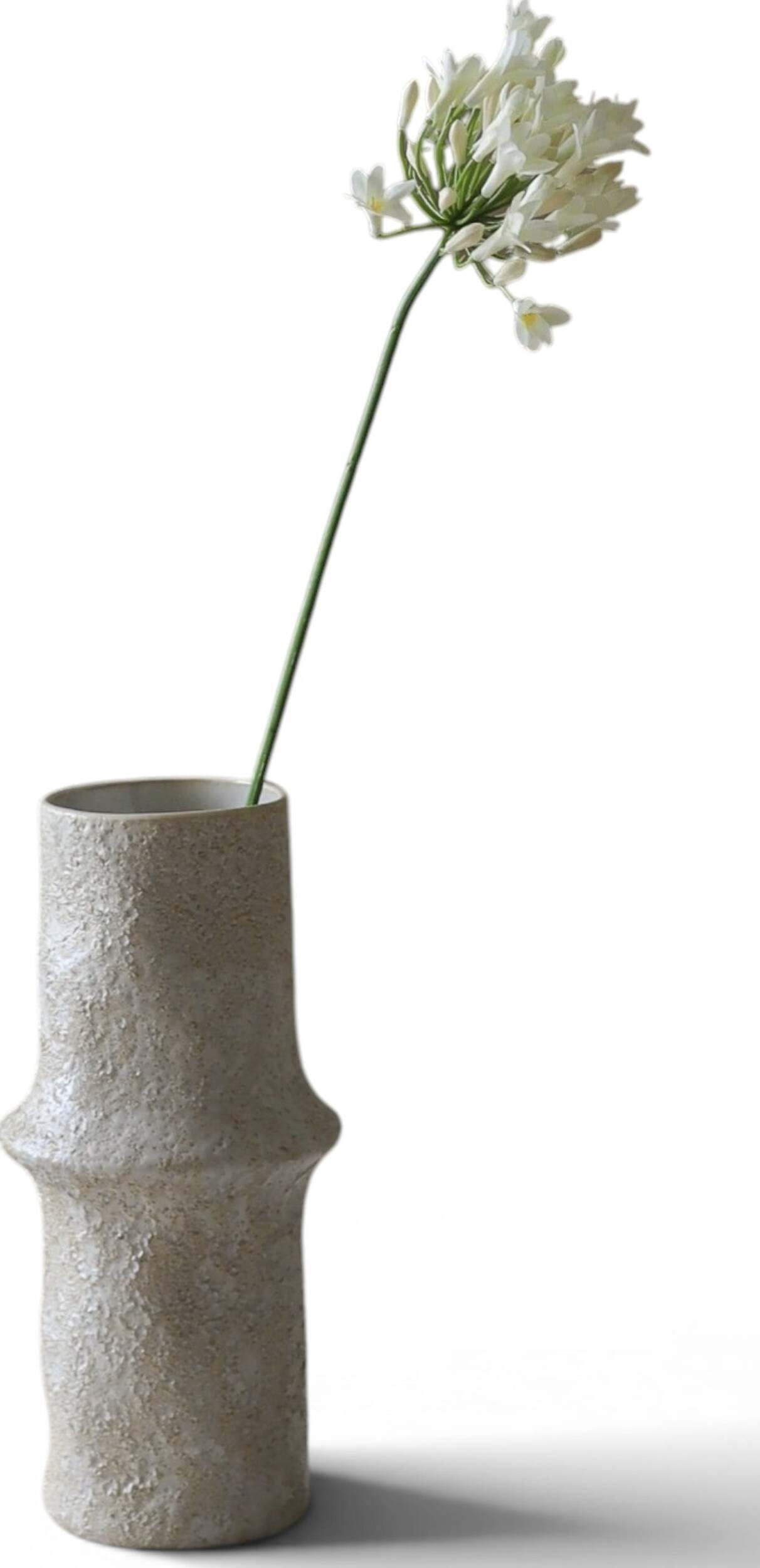 Kwiat sztuczny Botane agapant 75 cm biały