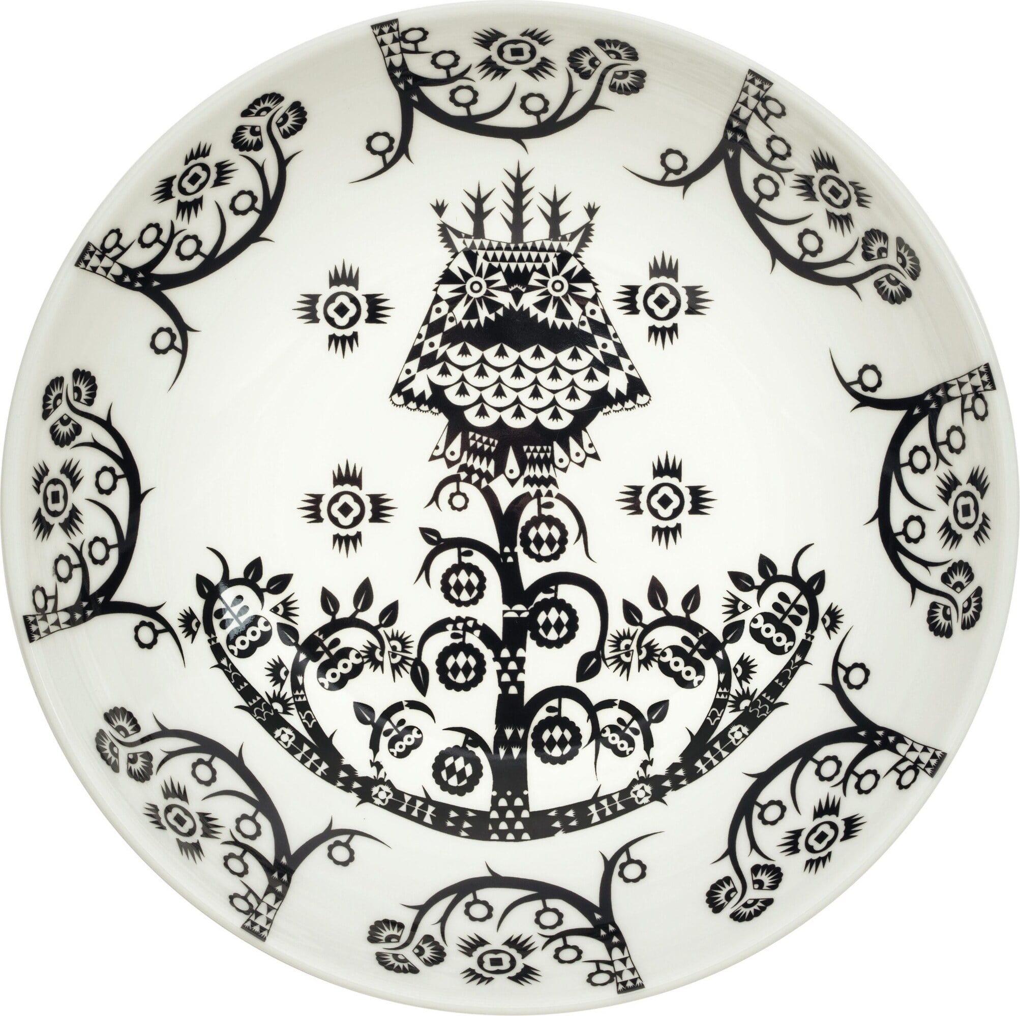 Talerz głęboki 20 cm Taika czarny II