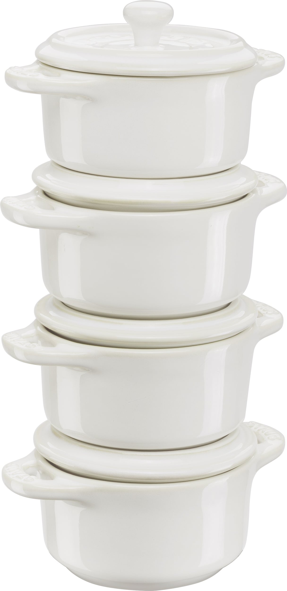 Kokilki Mini Cocotte 200 ml kość słoniowa 4 szt.