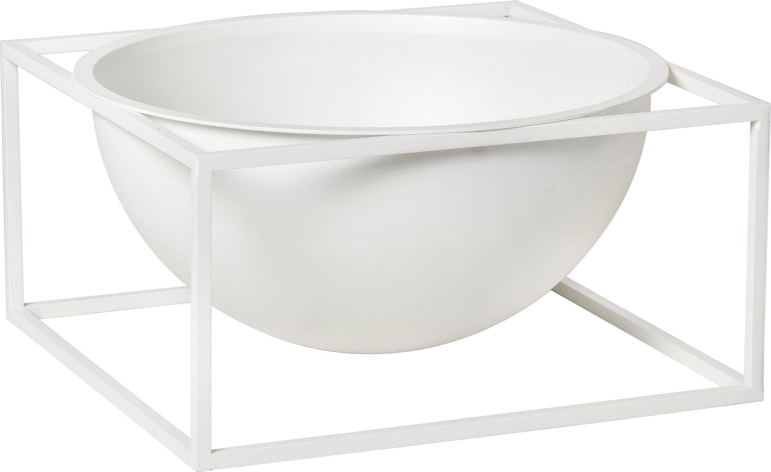 Miseczka Kubus centerpiece niska 12 cm biała