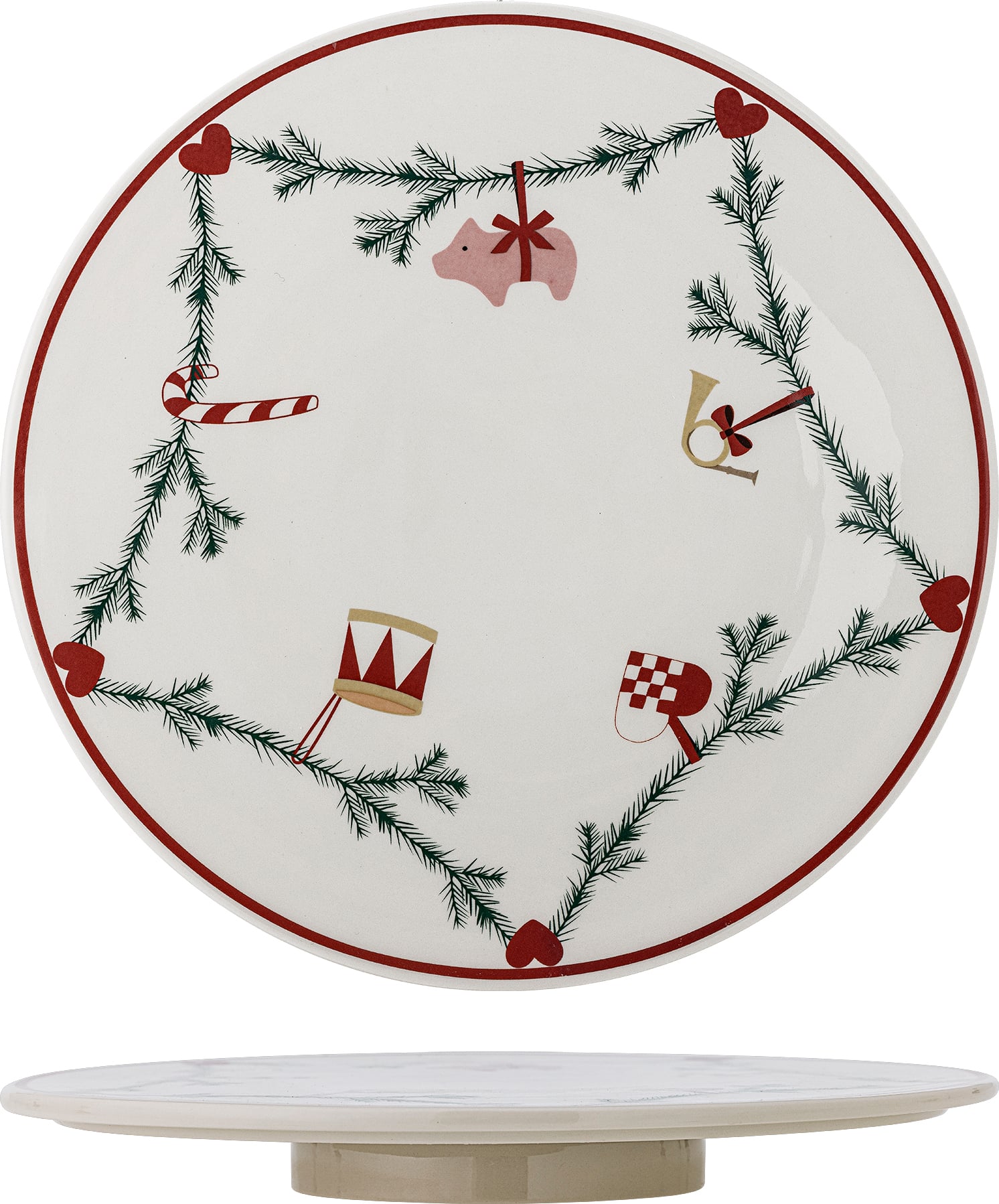 Patera obrotowa Yule 35 cm naturalna