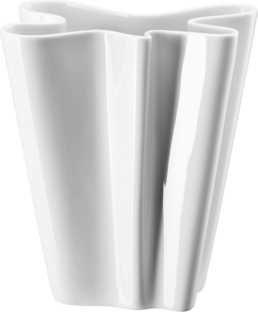 Wazon Flux 20 cm biały