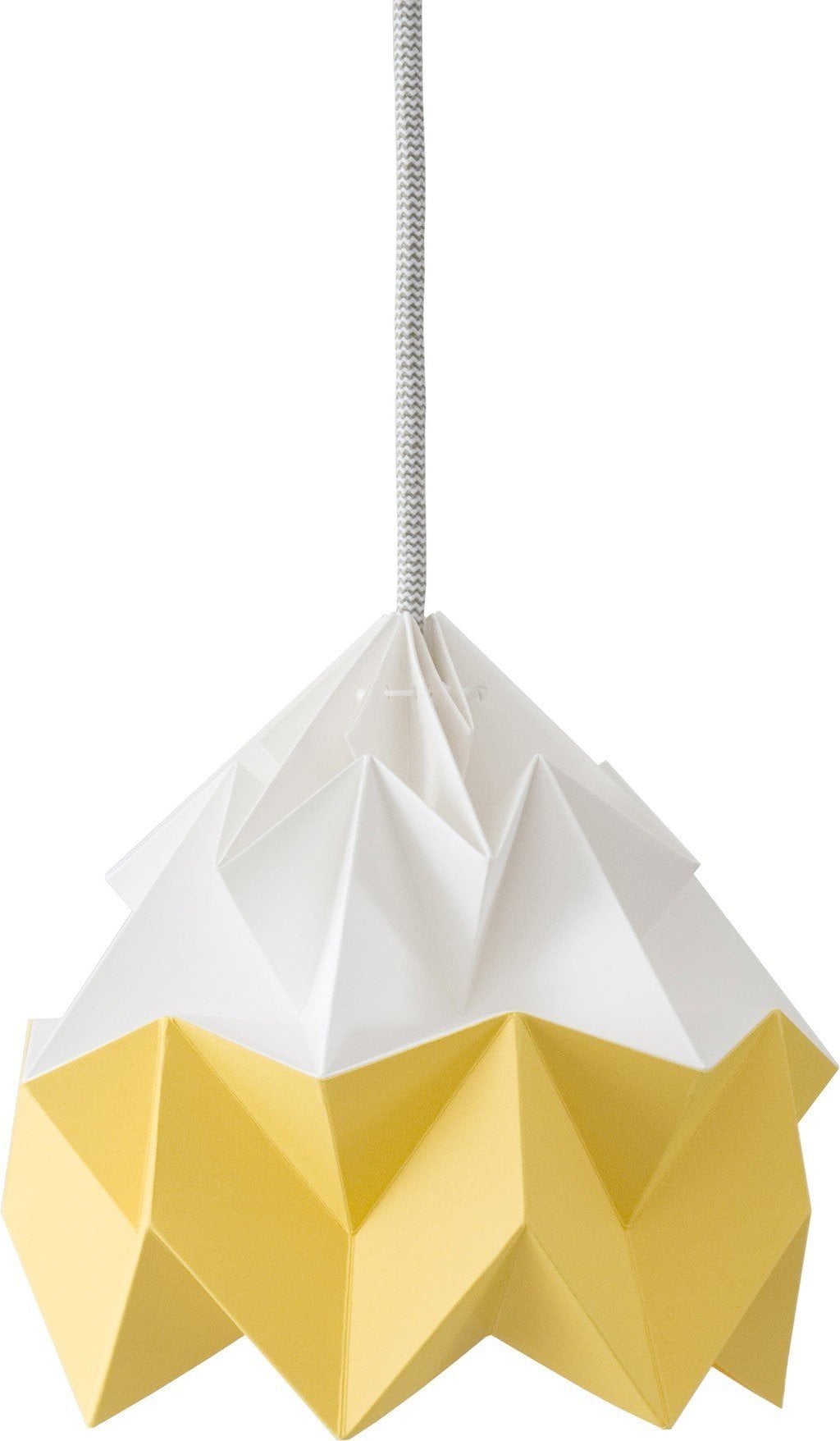 Lampa Moth dwukolorowa biało-złota