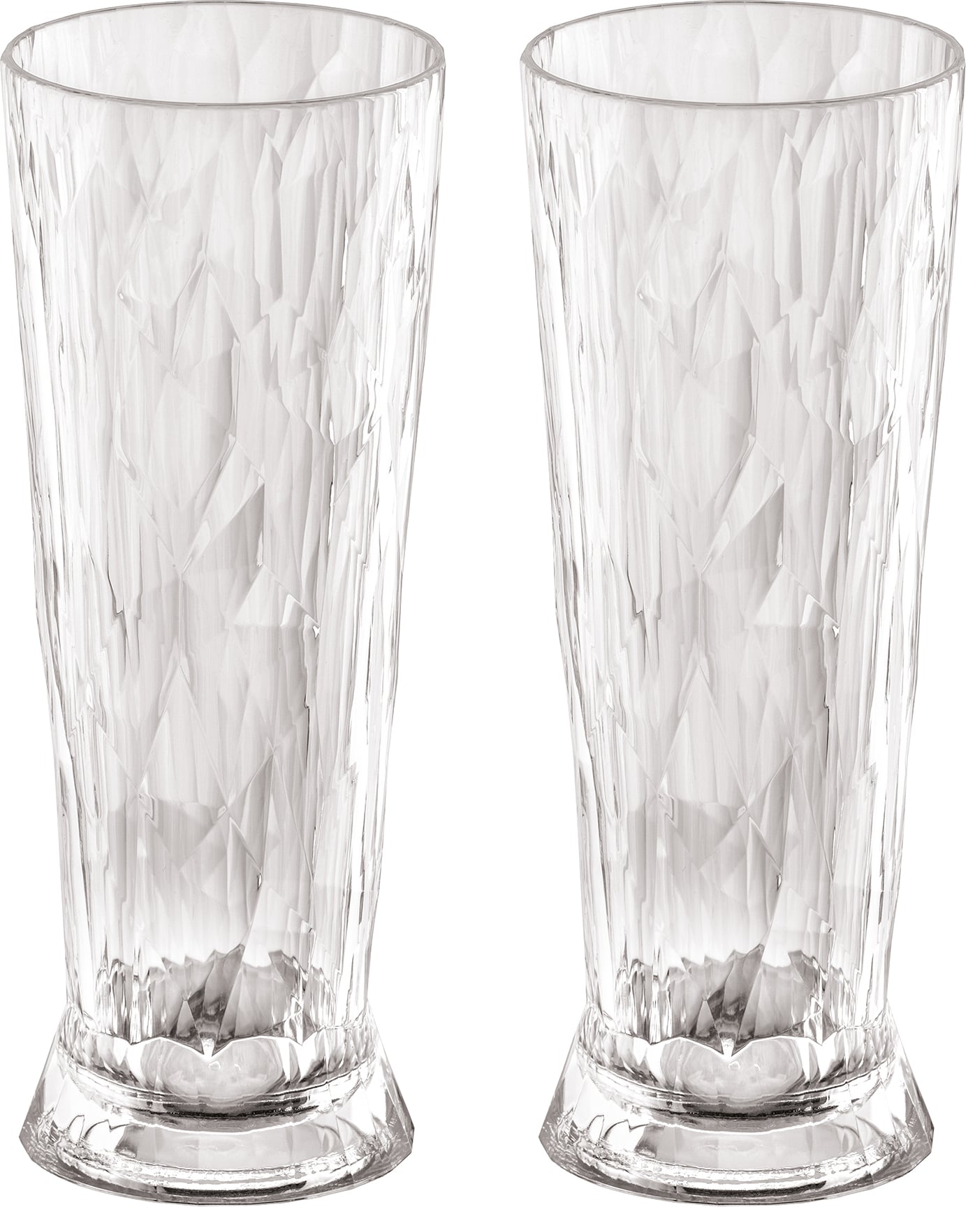 Szklanki do piwa z tworzywa Club No. 11 Tritan 500 ml przezroczyste 2 szt.