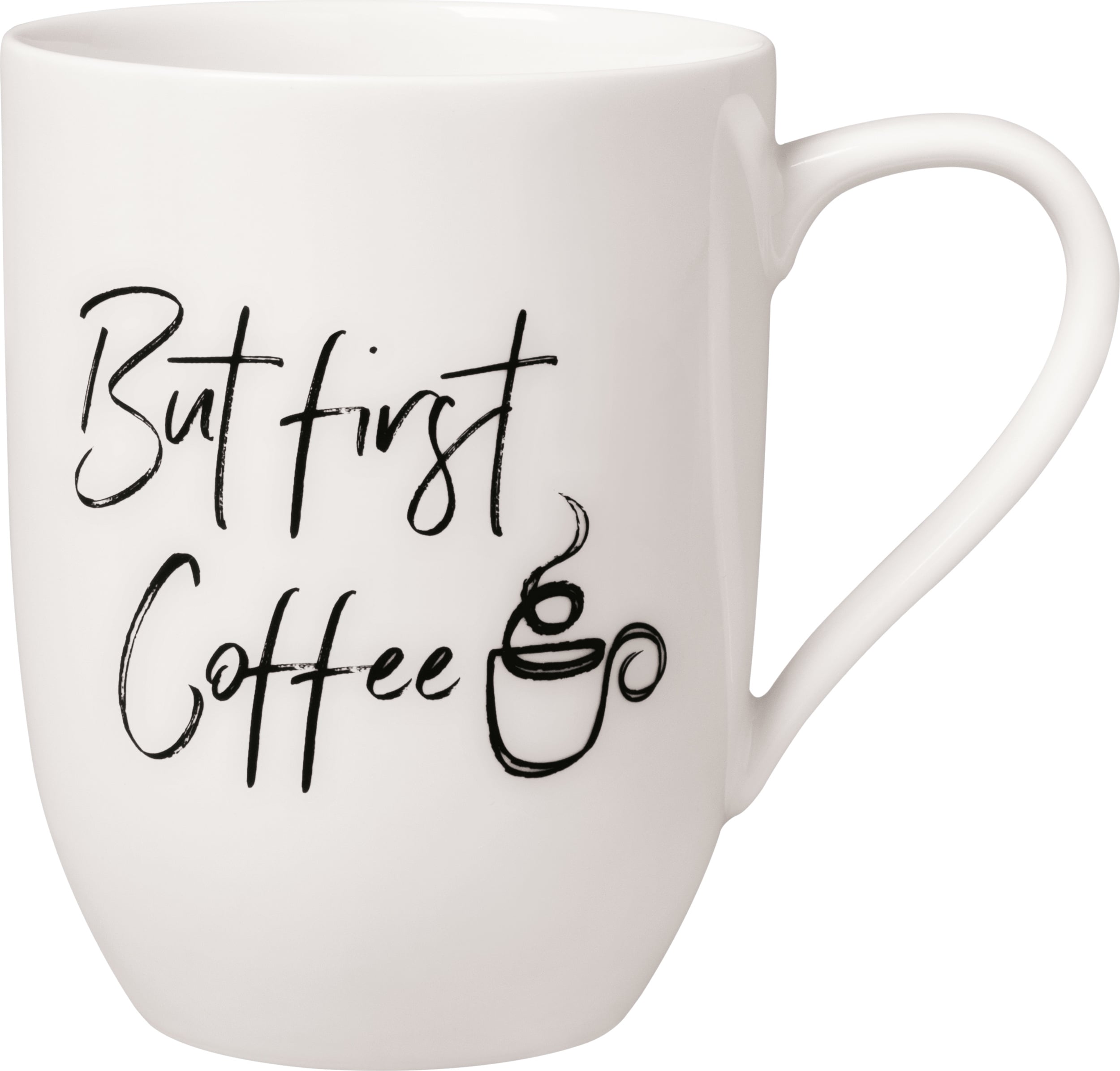 Kubek Statement But First Coffee 340 ml
