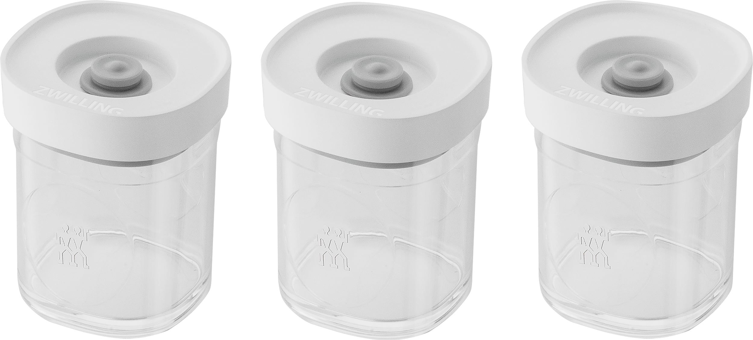 Pojemniki próżniowe Fresh & Save Cube 120 ml szare 3 szt.
