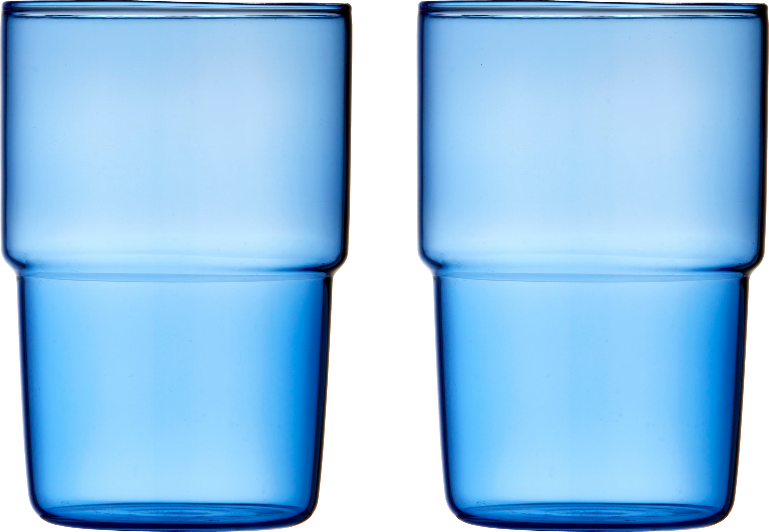 Szklanki Torino 400 ml niebieskie 2 szt.