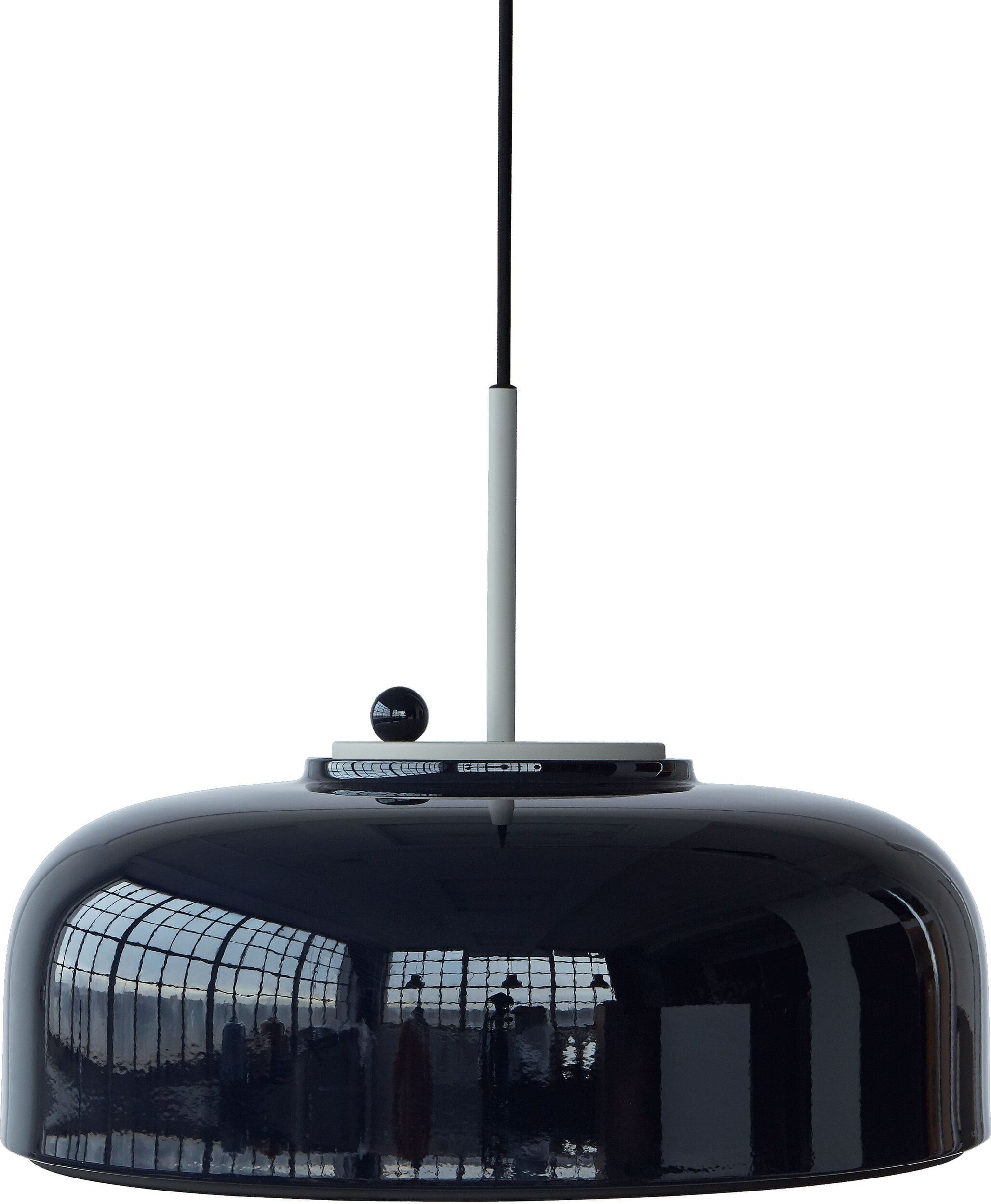 Lampa wisząca Podgy granatowa