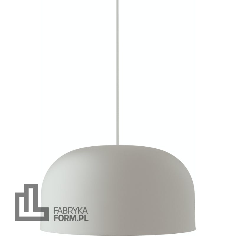 Lampa wisząca Quay 43 cm szarobeżowa