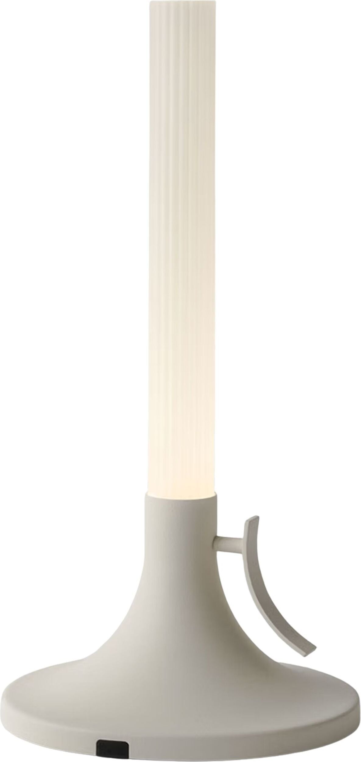 Lampa stołowa bezprzewodowa White Lies 32 cm kość słoniowa