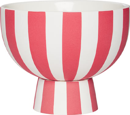 Miska Toppu 12 6 cm czerwono-biała