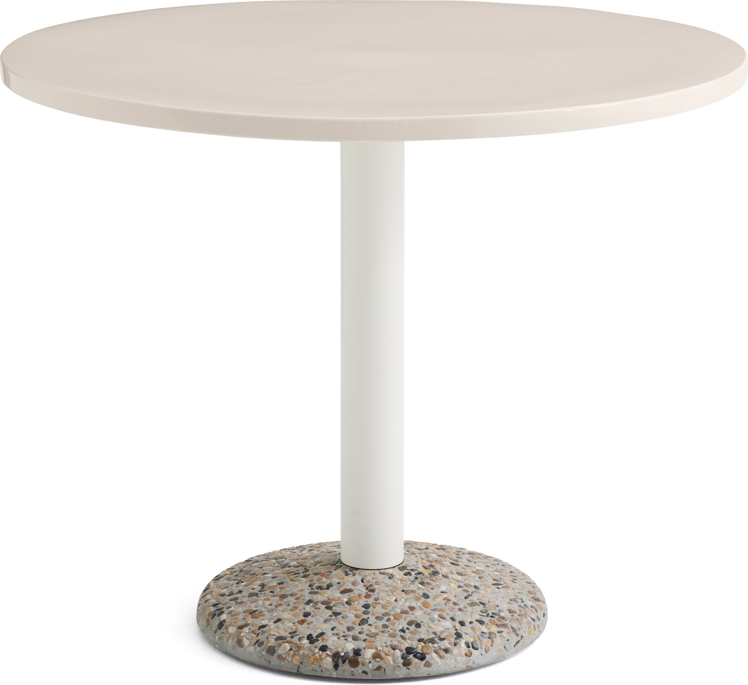 Stół ogrodowy Ceramic 90 cm beżowy