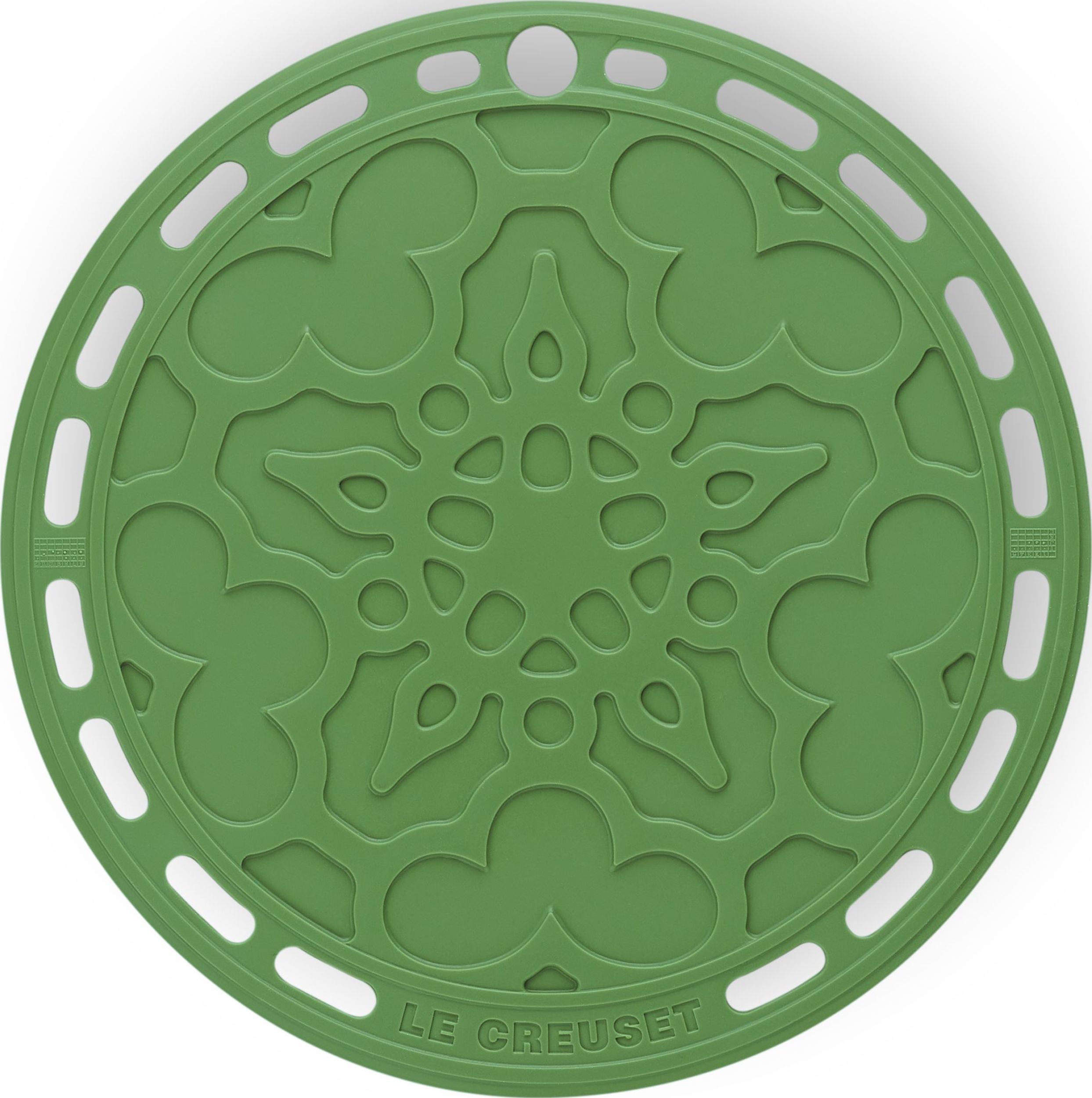 Podstawka pod gorące naczynia Le Creuset z wzorem 20 cm zieleń bambusowa