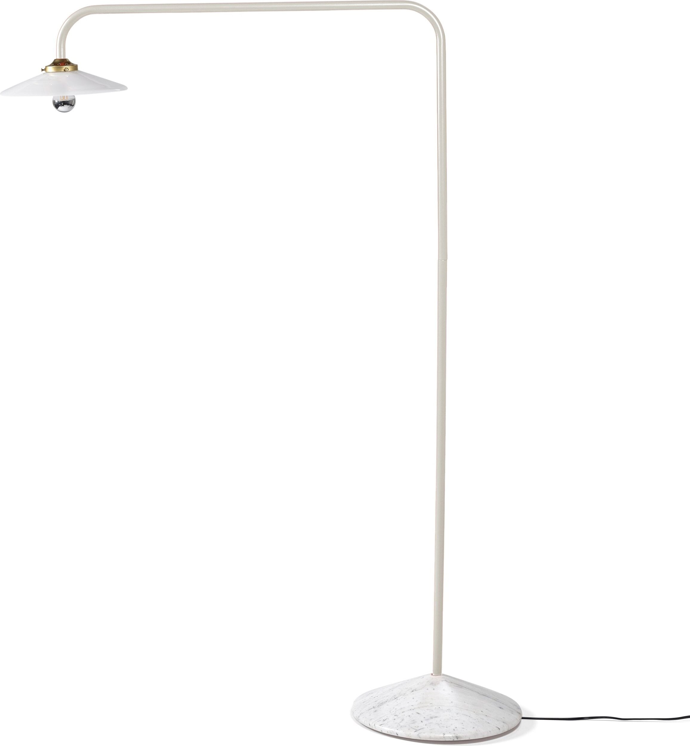 Lampa stojąca Marble No1 141 cm kremowa