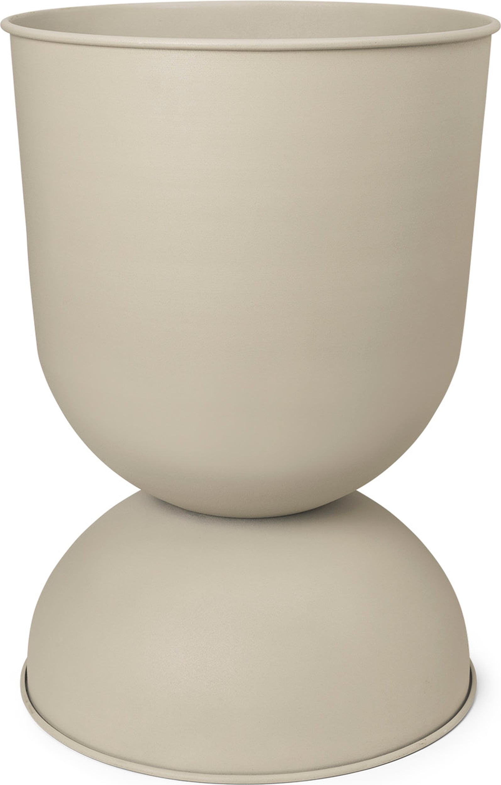 Osłonka na doniczkę Hourglass mała w kolorze kaszmiru