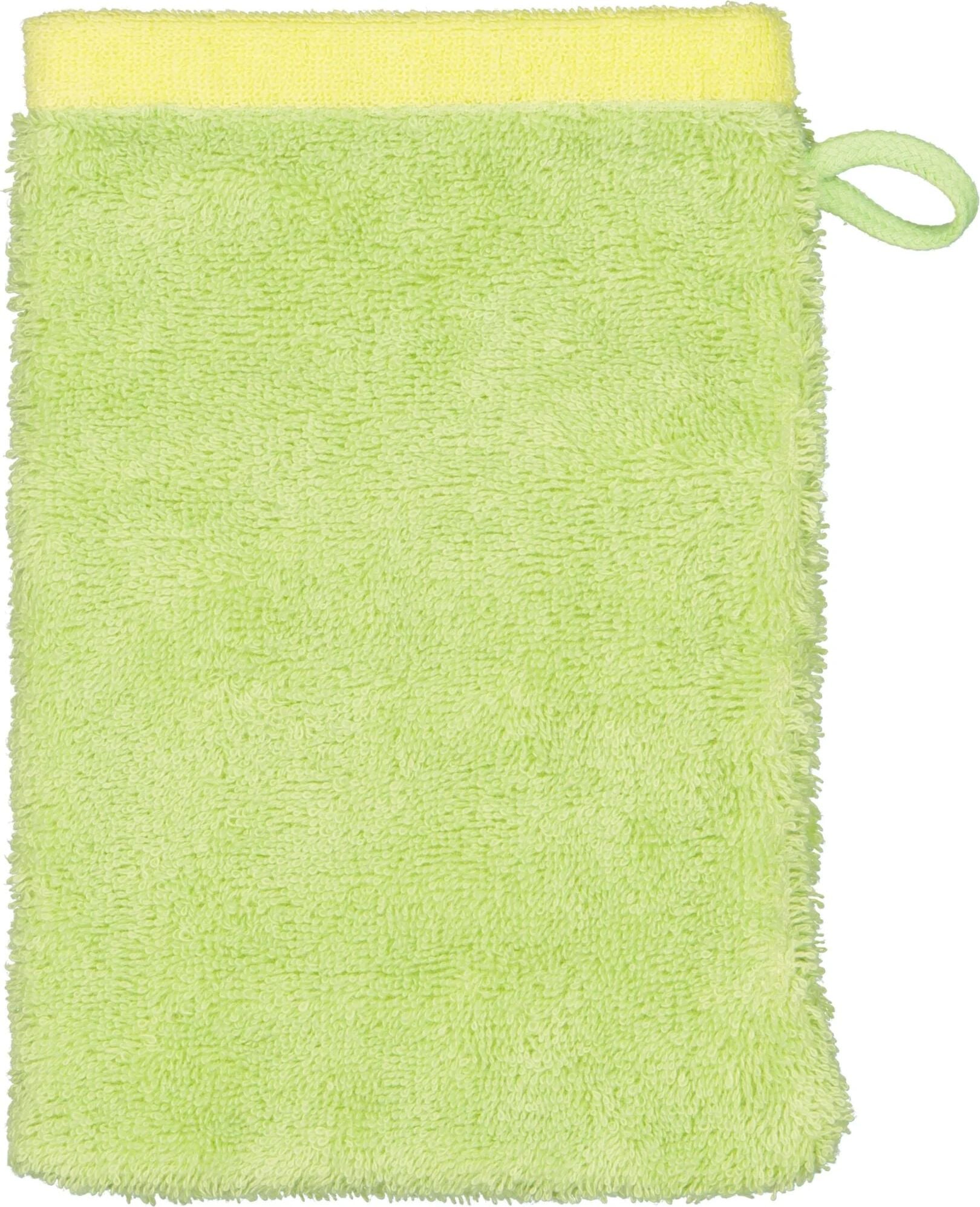 Rękawica kąpielowa Lifestyle Splash 16 x 22 cm zielono-żółta