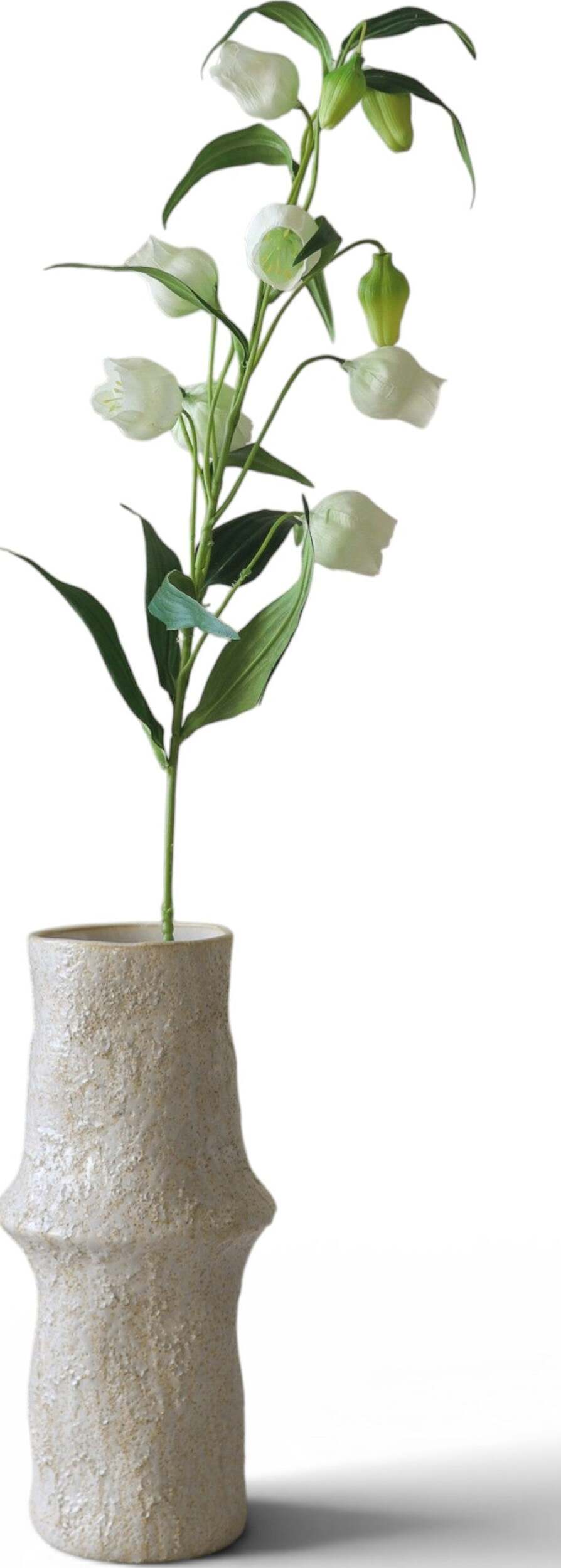 Kwiat sztuczny Botane miechunka 95 cm biała
