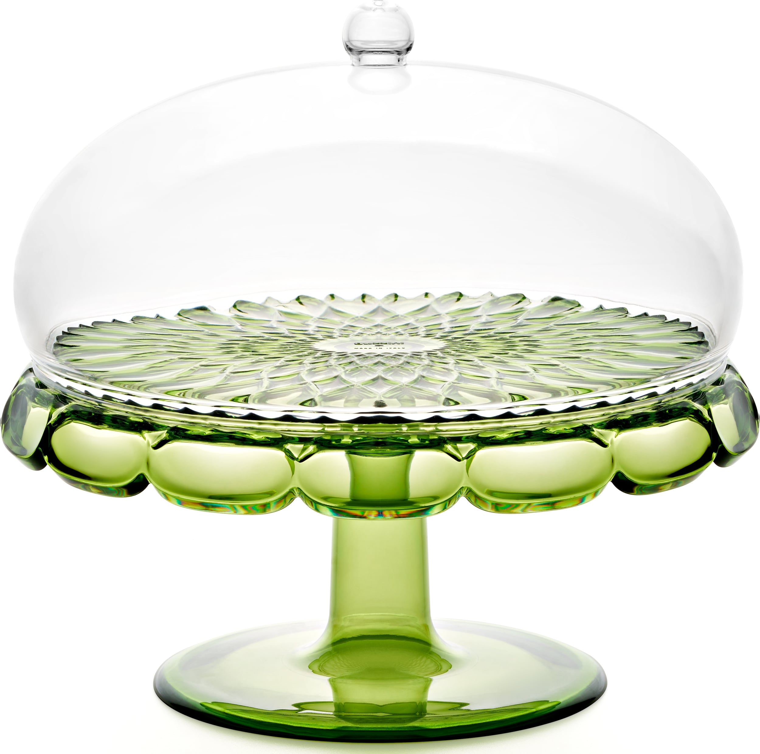 Patera na ciasto Vanity 27 7 cm zielona
