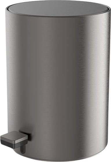 Kosz łazienkowy na śmieci Bar 32 cm ciemny metal mat z powłoką PVD