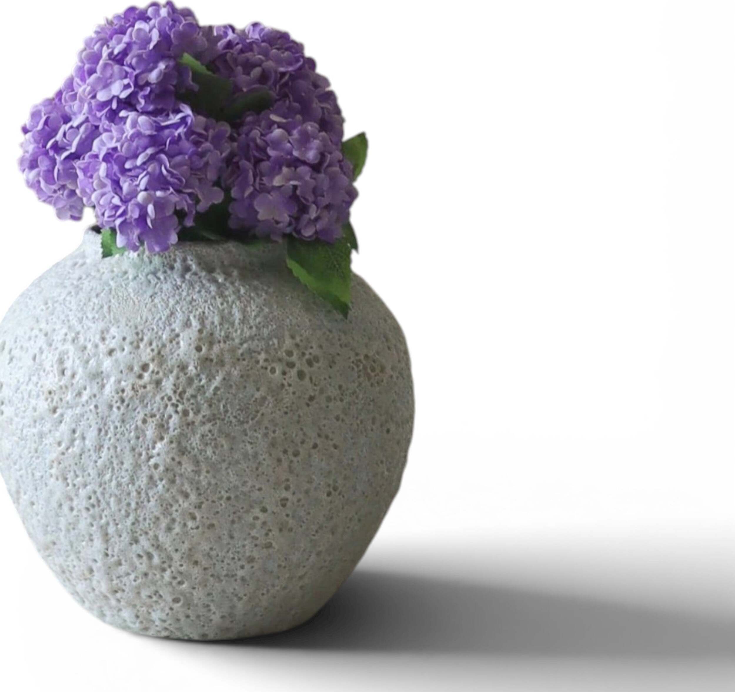 Kwiat sztuczny Botane hortensja 30 cm fioletowa kulista
