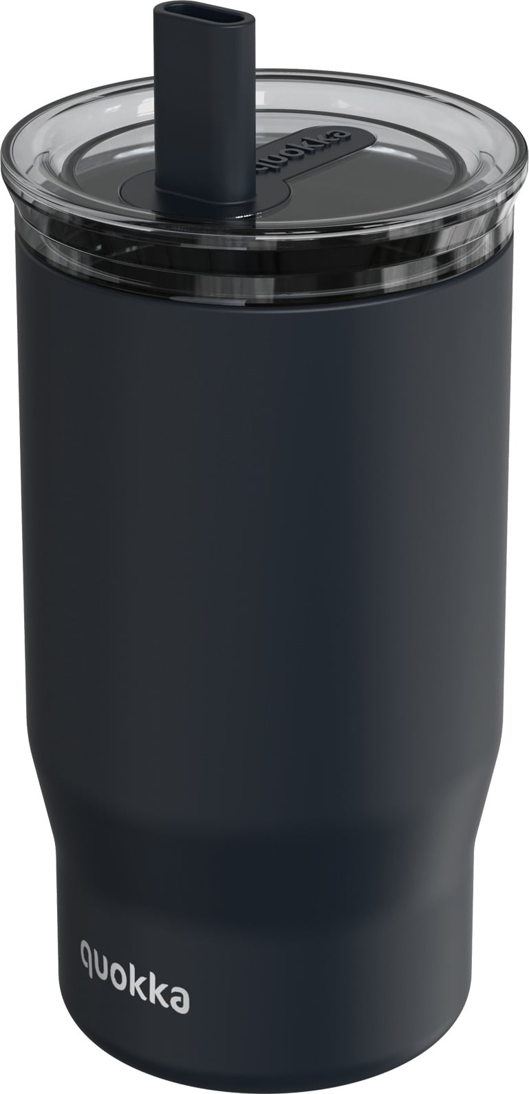 Kubek termiczny ze słomką Quokka Mist 720 ml czarny