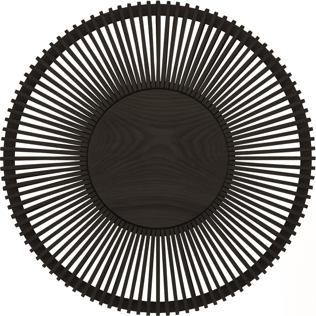 Kinkiet Clava Up 49 cm czarny dąb