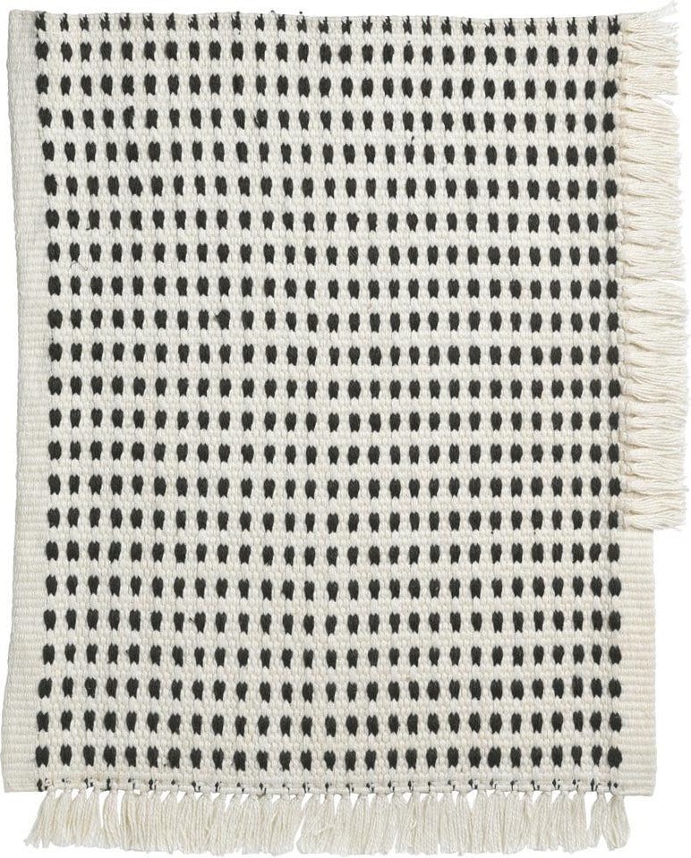 Dywan Way 50 x 70 cm czarno-biały